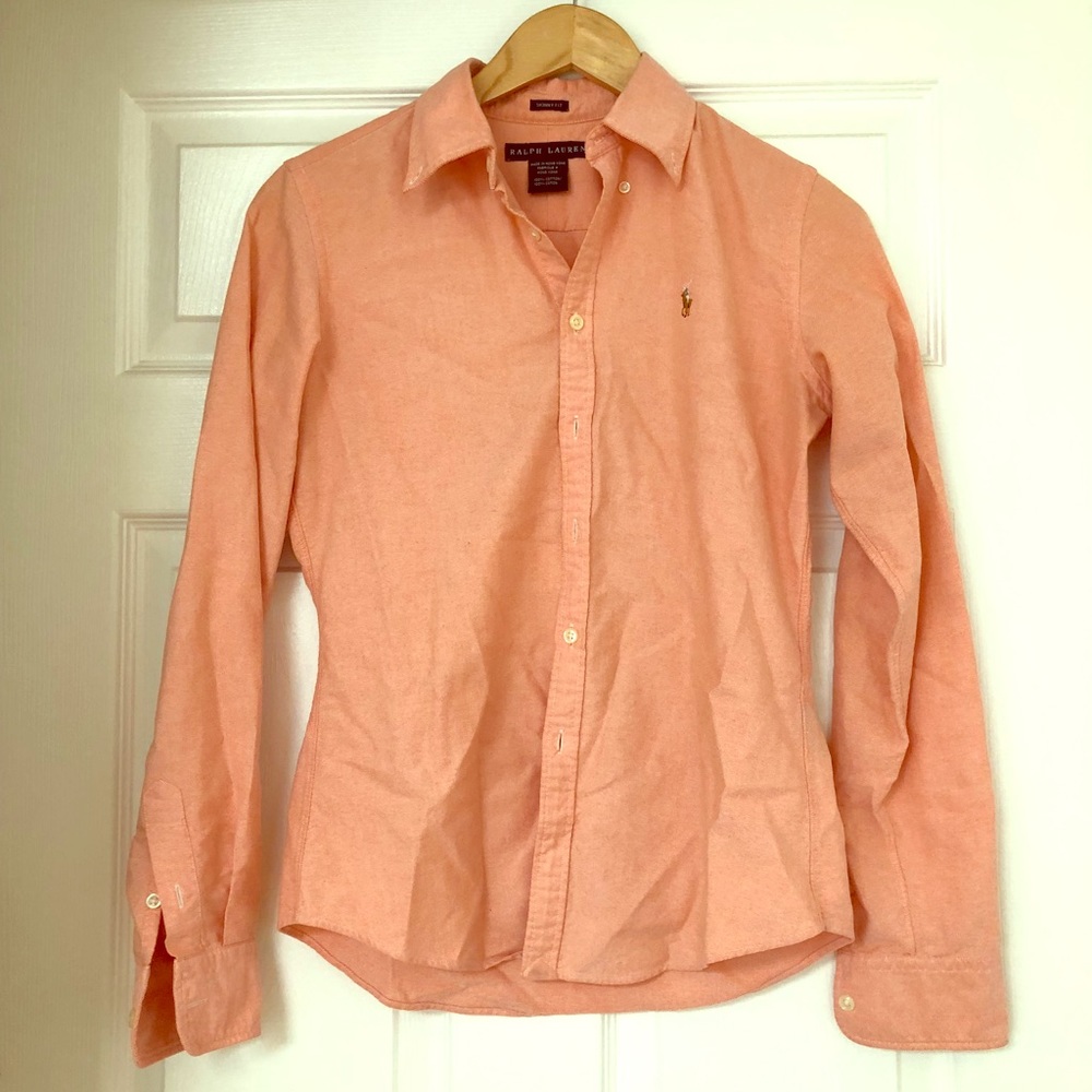 Ralph Lauren Women’s Skinny Fit Long Sleeve Polo